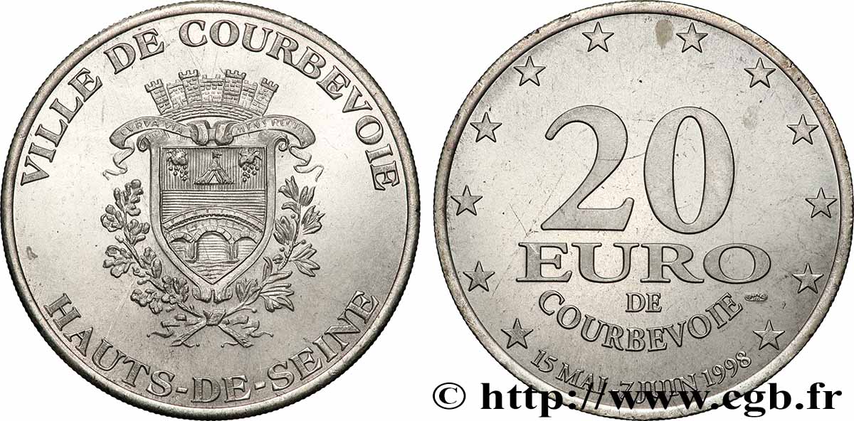 FRANCE 20 Euro de Courbevoie (15 mai - 7 juin 1998) 1998 MS