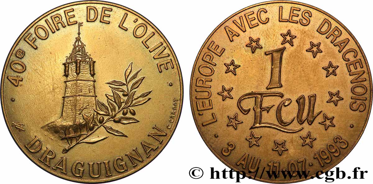 FRANCE 1 Écu de Draguignan (3 - 11 juillet 1993) 1993 MS