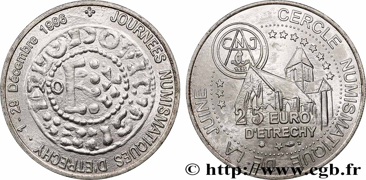 FRANCE 25 Euro d’Etrechy (1 - 29 décembre 1996) 1996 MS