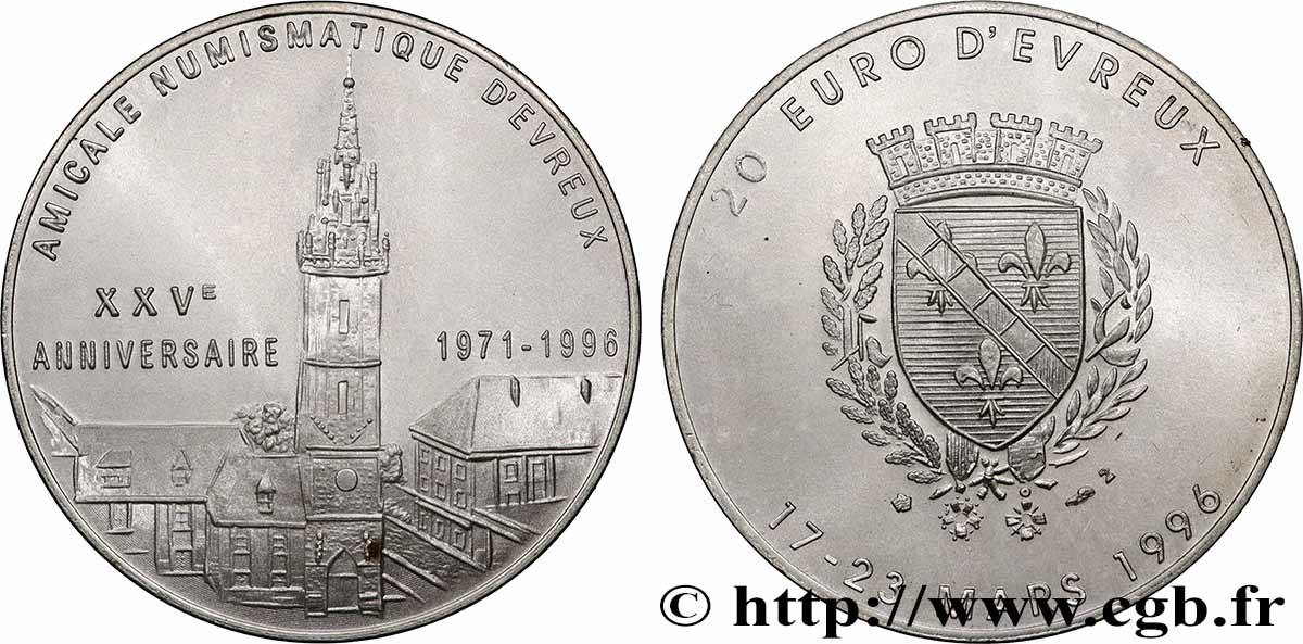 FRANCE 20 Euro d’Evreux (17 - 23 mars 1996) 1996 MS