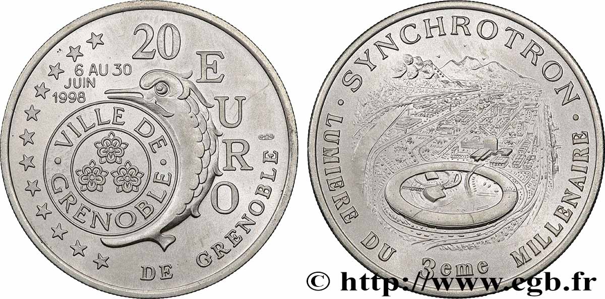 FRANCE 20 Euro de Grenoble (6 - 30 juin 1998) 1998 MS