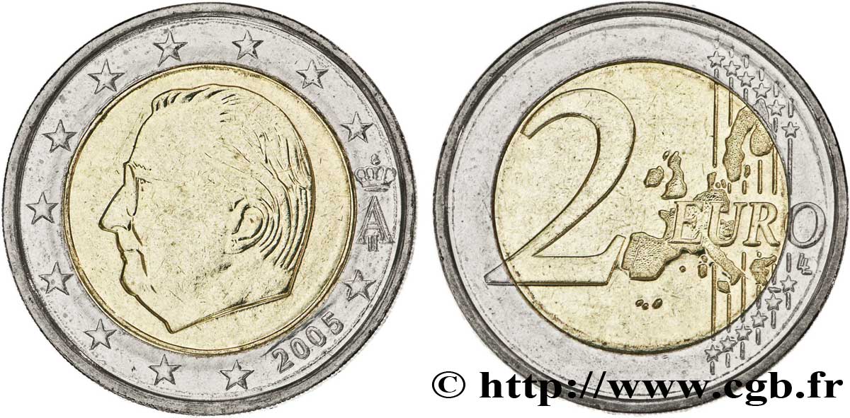 BELGIEN 2 Euro ALBERT II tranche B 2005