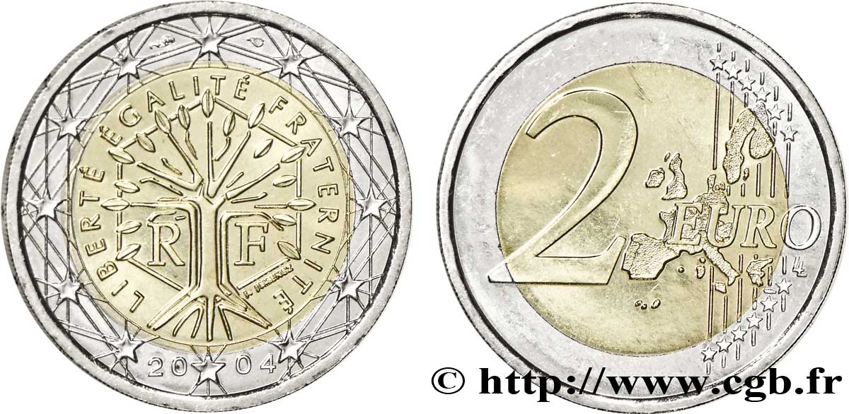 Piece De 2 Euros Arbre De Vie 2001