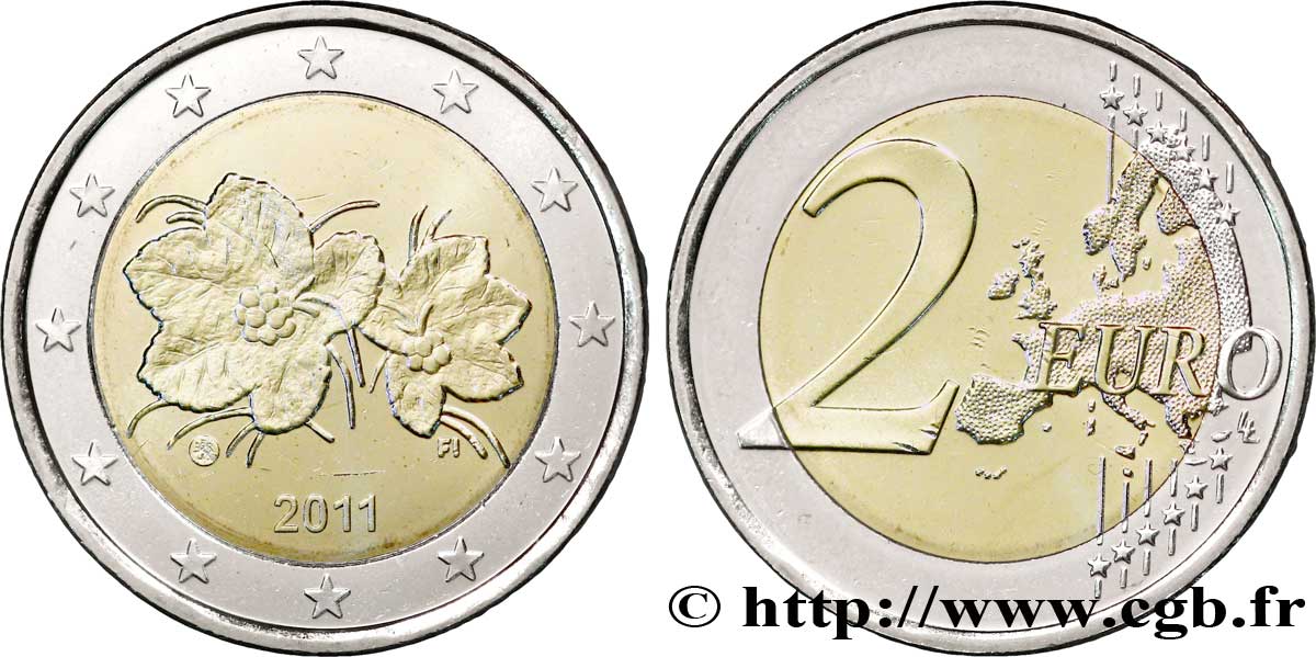 FINLANDE 2 Euro PETIT MÛRIER tranche A 2011 SPL63