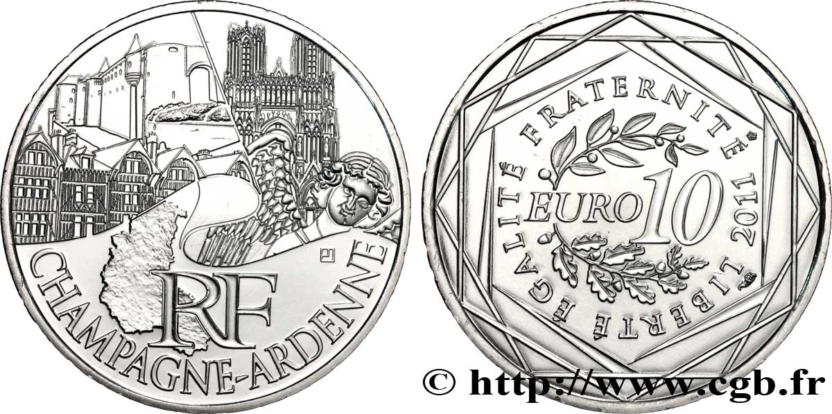 FRANCE 10 Euro des RÉGIONS - CHAMPAGNE-ARDENNE 2011 SPL63