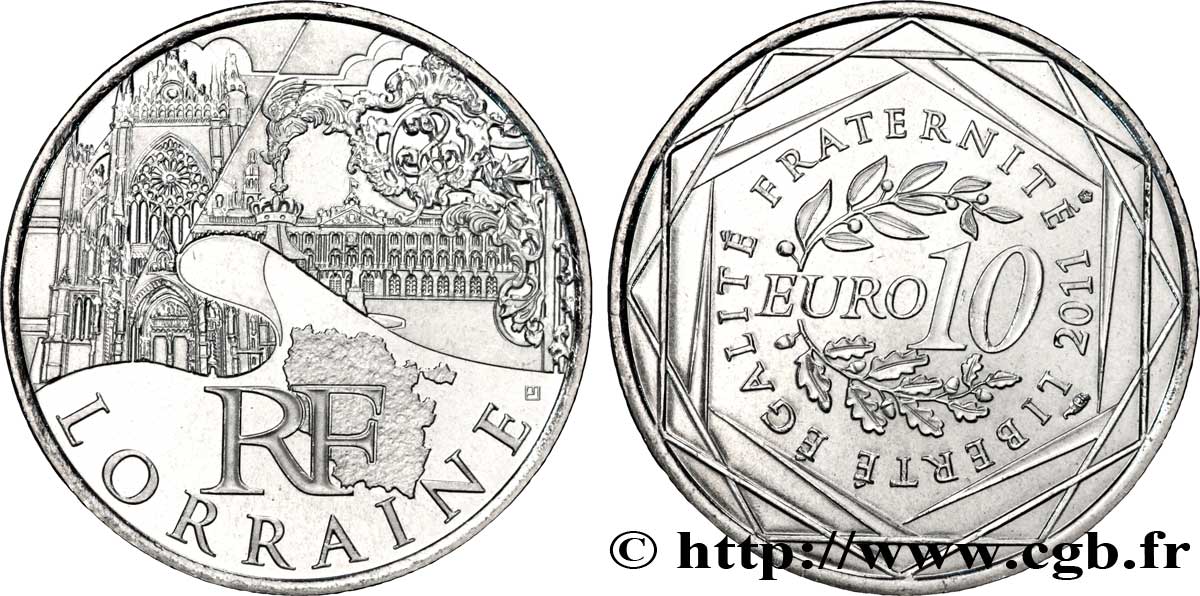 FRANCE 10 Euro des RÉGIONS - LORRAINE
 2011 MS