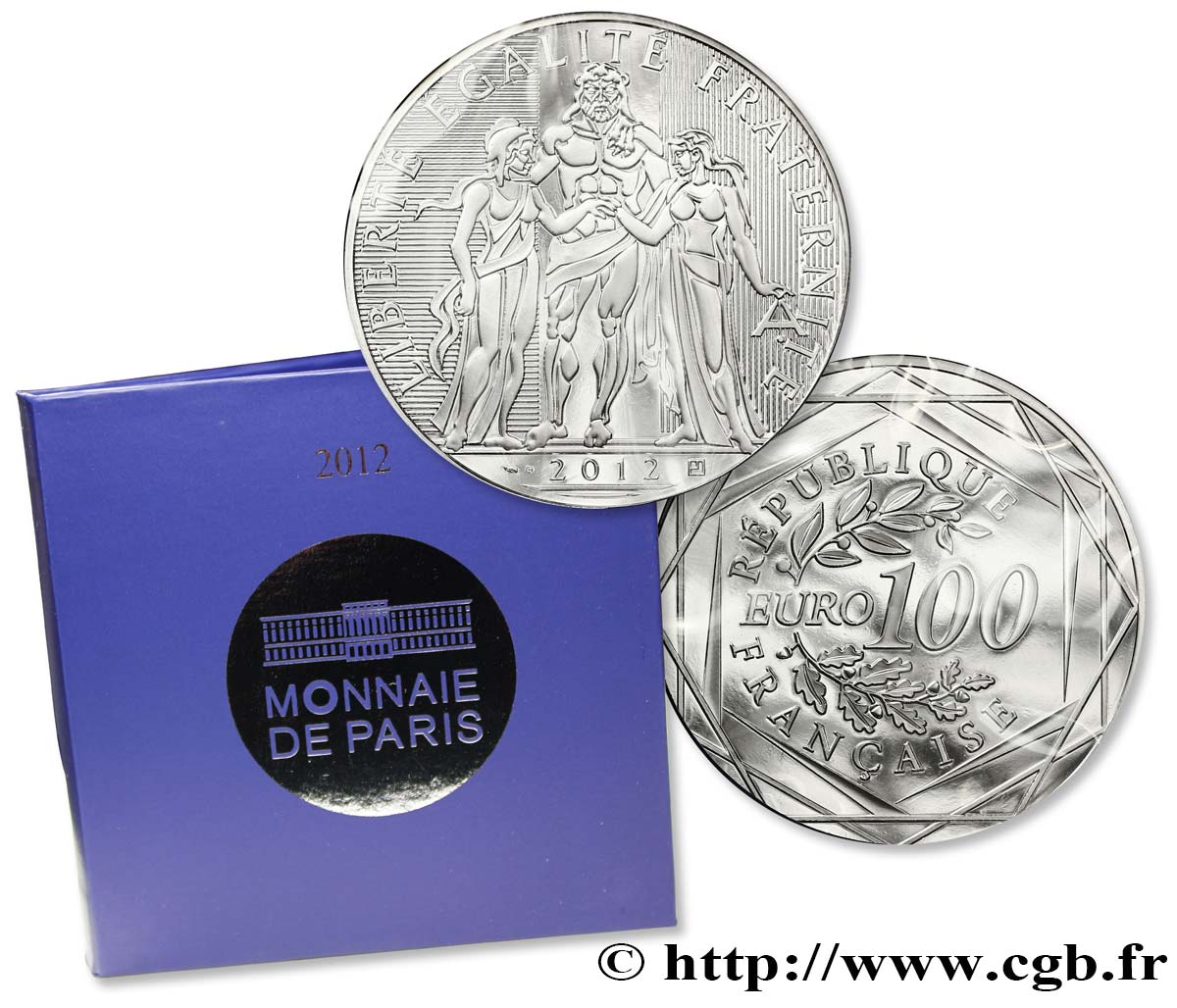 FRANCE 100 Euro HERCULE 2012 FDC
