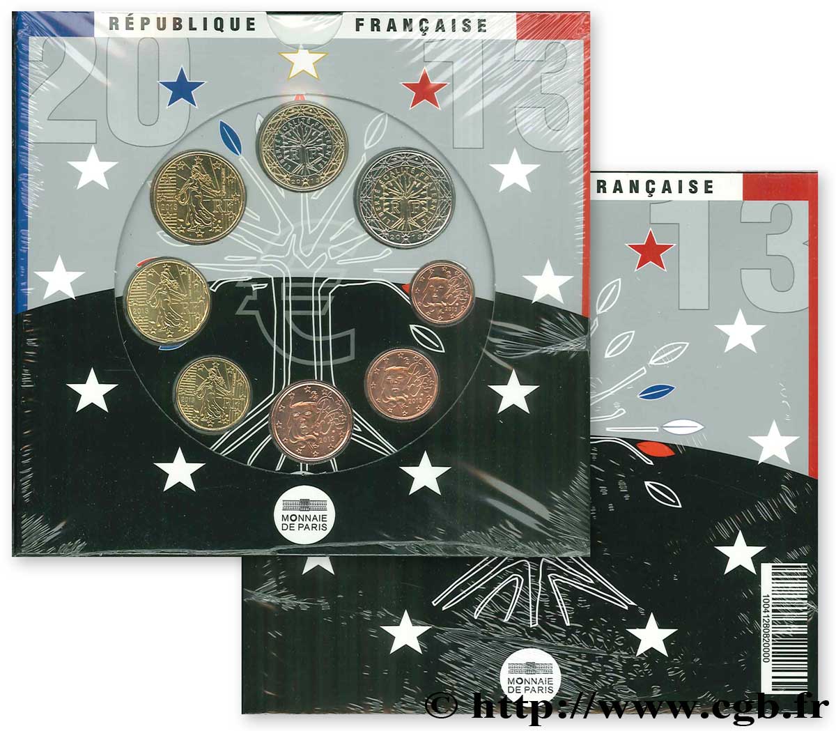 FRANKREICH SÉRIE Euro BRILLANT UNIVERSEL  2013