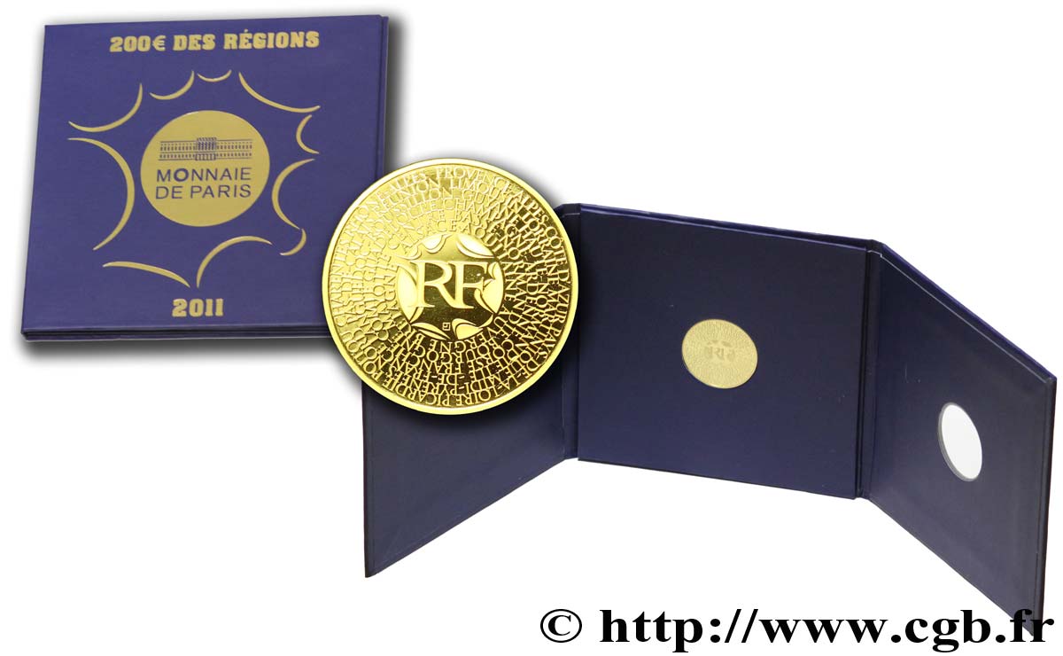 FRANCE 200 Euro DES RÉGIONS (or) 2011 BU