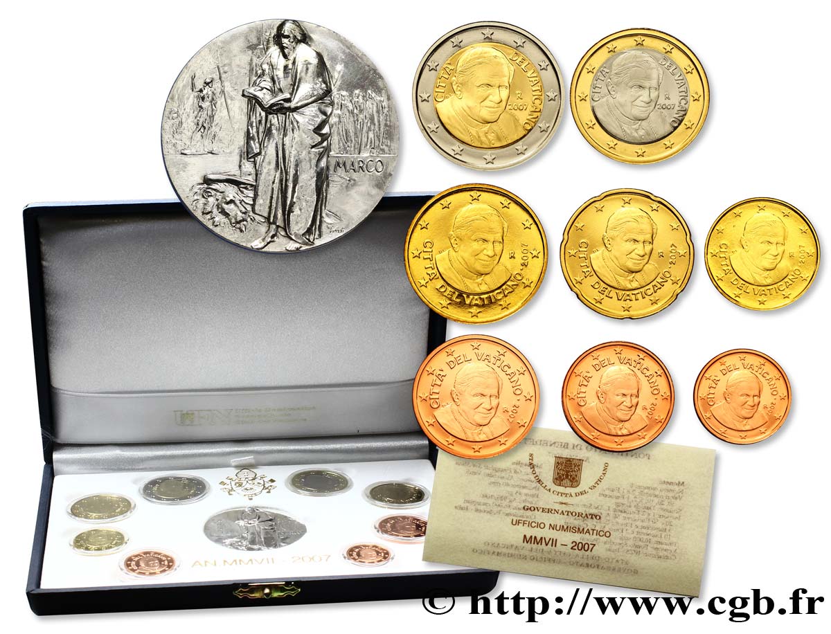 VATICAN COFFRET Euro BELLE ÉPREUVE 2007 BE