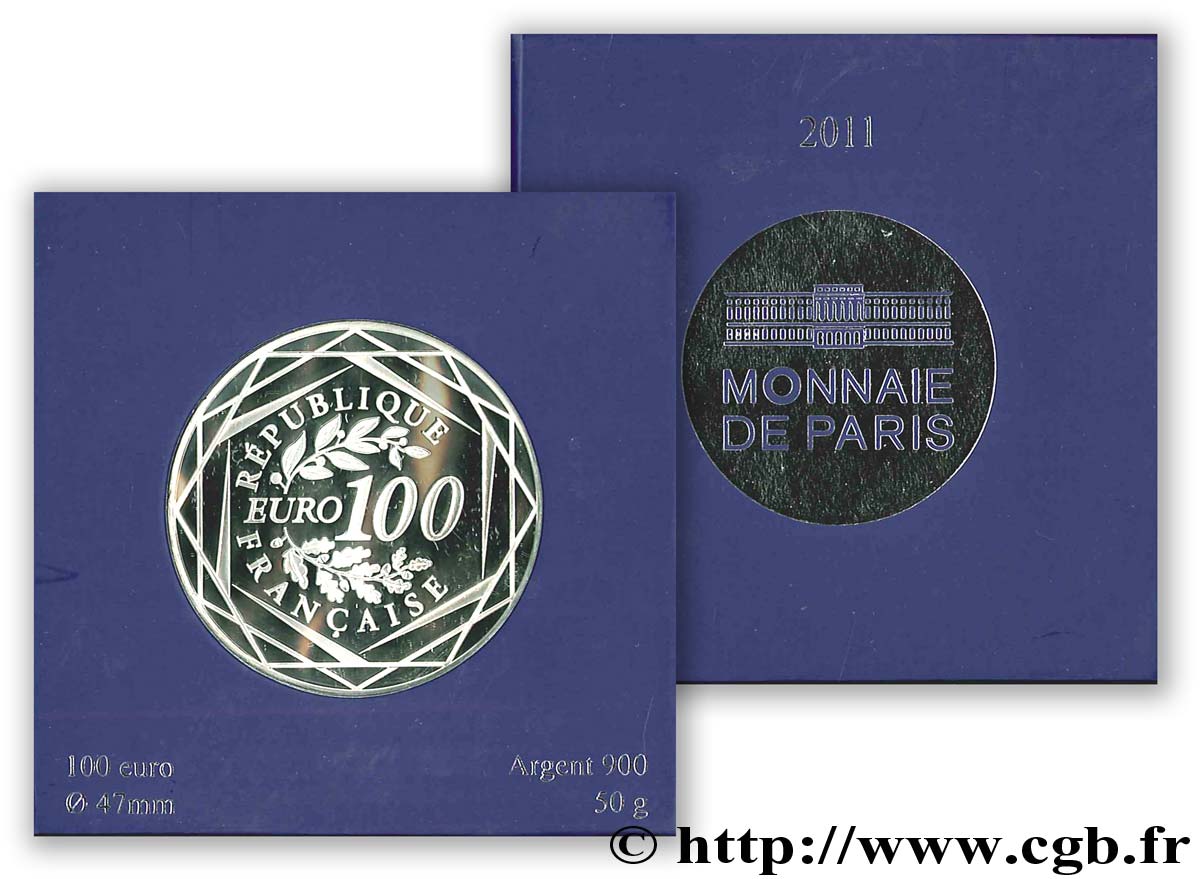 FRANCE 100 Euro HERCULE 2011 FDC70