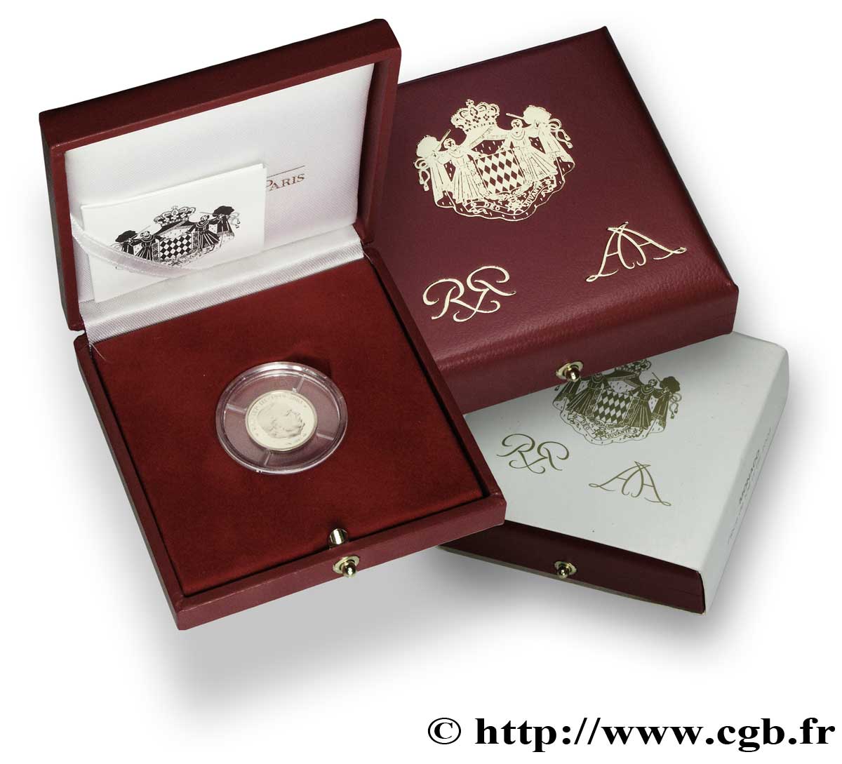 MONACO Belle Épreuve 10 Euro SOUVENIR DE RAINIER III 2005 BE