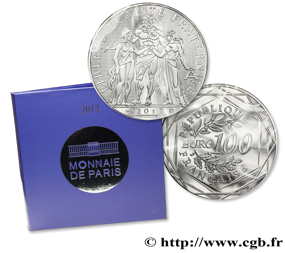 FRANCE 100 Euro HERCULE 2012 FDC70
