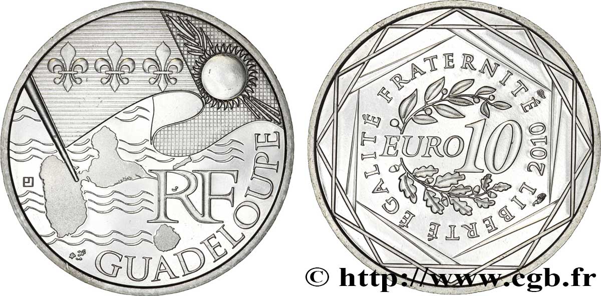 FRANCE 10 Euro des RÉGIONS - GUADELOUPE 2010 SPL63
