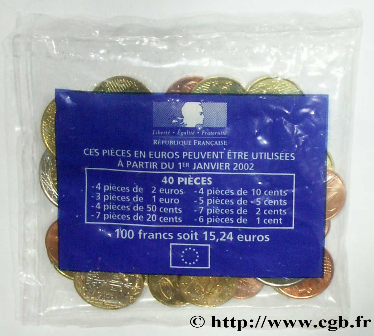 FRANCE KIT DE PRÉ-ALIMENTATION 40 PIÈCES (1999/2001) n.d. MS
