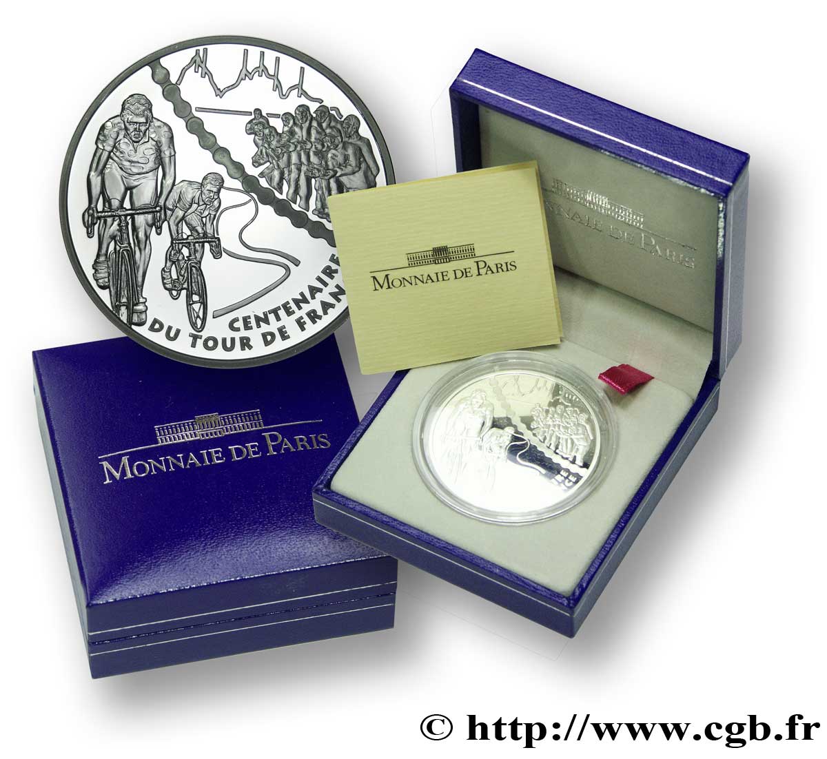 FRANCE Belle Épreuve 1 Euro 1/2 ÉTAPE DE MONTAGNE 2003 Proof set