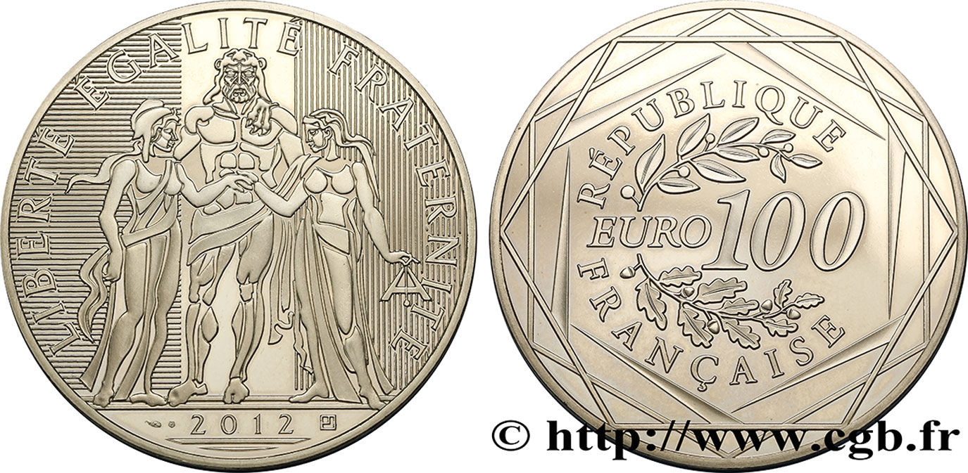 FRANKREICH 100 Euro HERCULE 2012