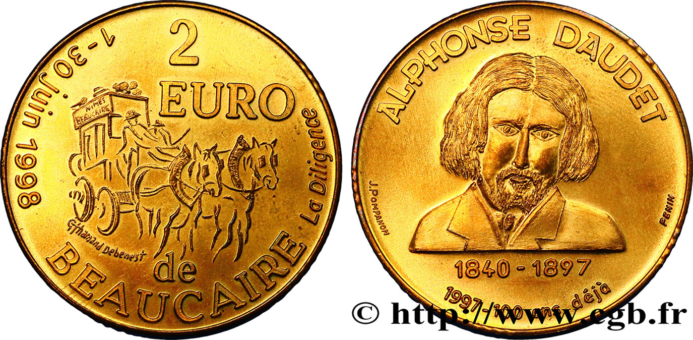 FRANCE 2 Euro de Beaucaire (1 au 30 juin 1998) 1998 SPL