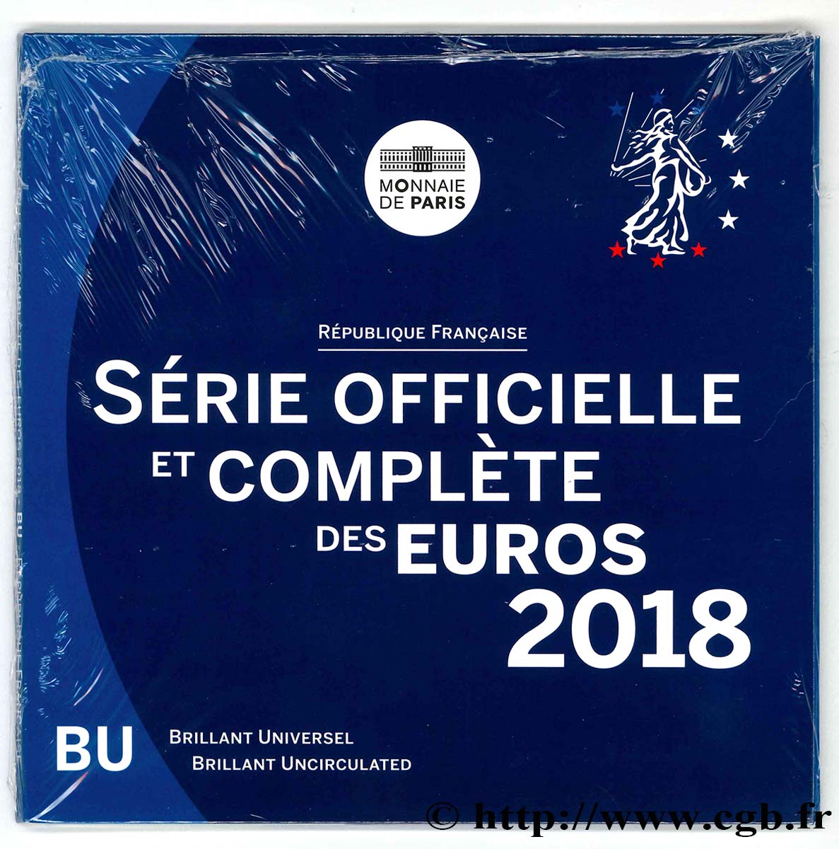 FRANKREICH SÉRIE Euro BRILLANT UNIVERSEL  2018