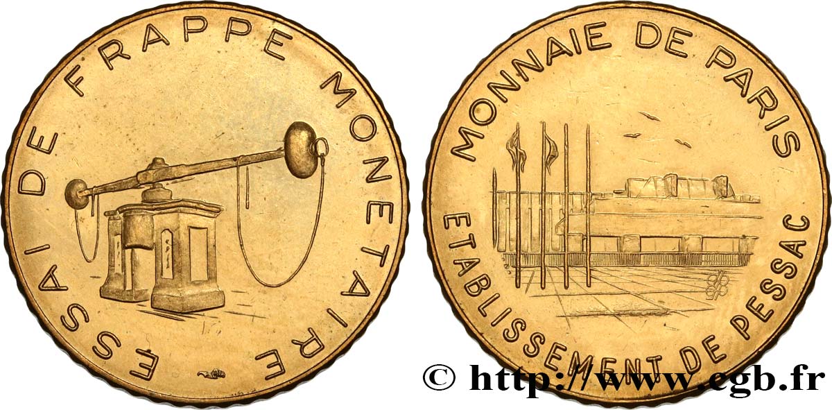 BANCO CENTRAL EUROPEO 50 Cent euro, essai de frappe monétaire dit de “Pessac” n.d. SC