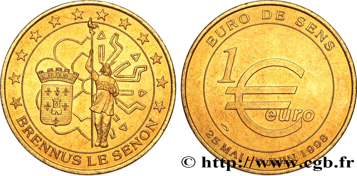 FRANKREICH 1 Euro de Sens (25 mai - 7 juin 1998) 1998