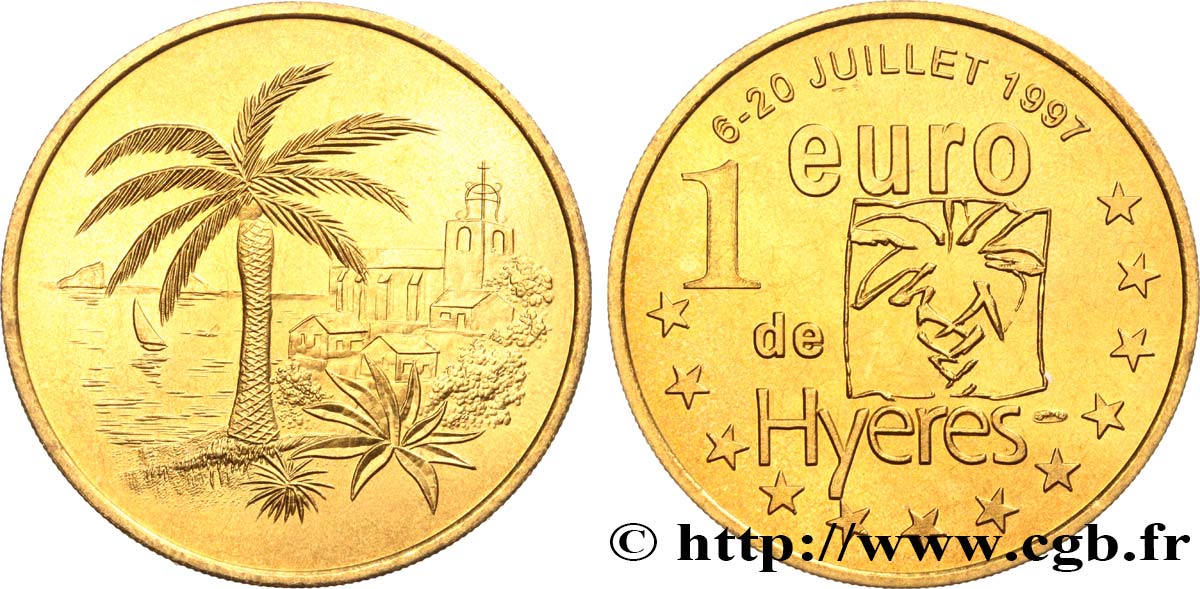 FRANCIA 1 Euro de Hyères (du 8 au 20 juillet 1997) 1997 MS