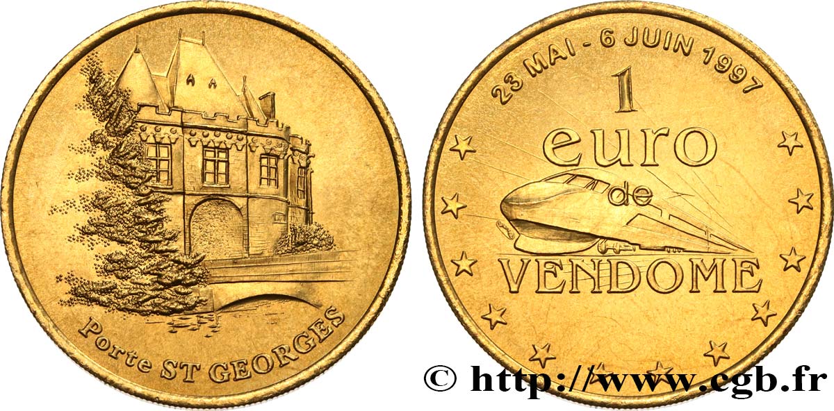 FRANCIA 1 Euro de Vendôme (23 mai - 6 juin 1997) 1997 MS