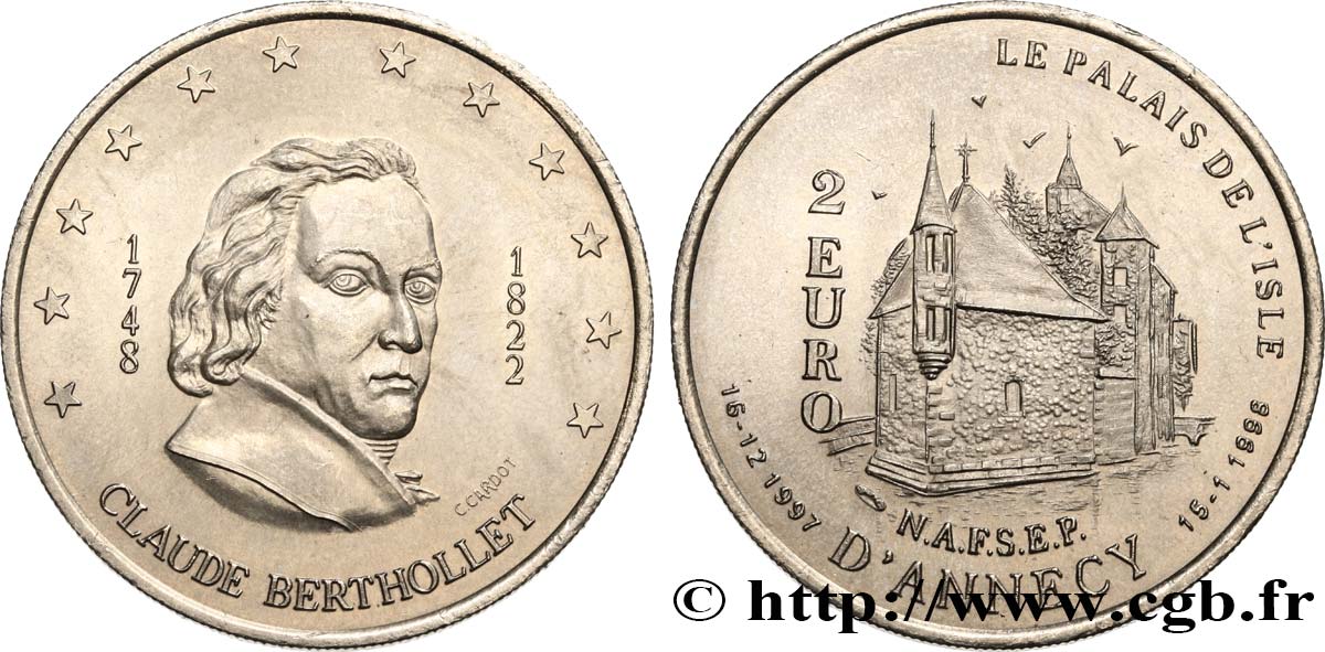 FRANCIA 2 Euro d’Annecy (16-12-1997 / 15-11-1998) 1997/1998 MS