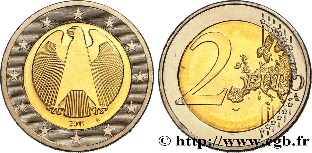 GERMANY 2 Euro AIGLE - Berlin A 2011 MS