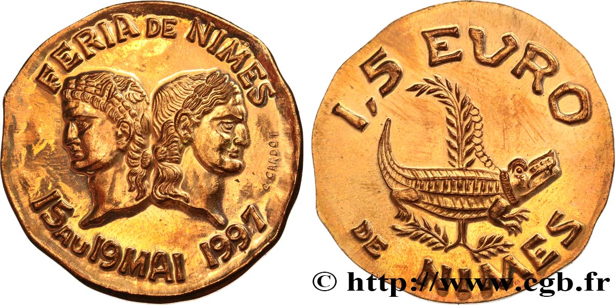 FRANCIA 1,5 Euro de Nîmes (15 au 19 mai 1997) 1997 MS