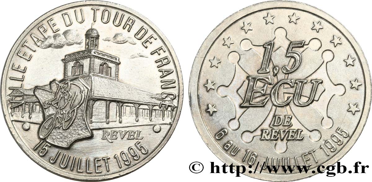 FRANCE 1,5 Écu de Revel (6 - 16 juillet 1995) 1995 MS