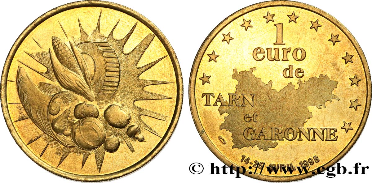 FRANCE 1 Euro Tarn-et-Garonne (14 - 25 avril 1998) 1998 SUP
