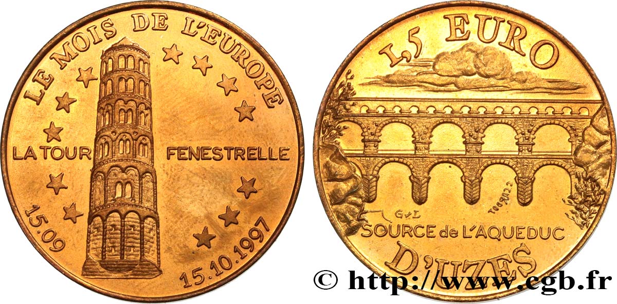 FRANKREICH 1,5 Euro d’Uzes (15 septembre - 15 octobre 1997) 1997