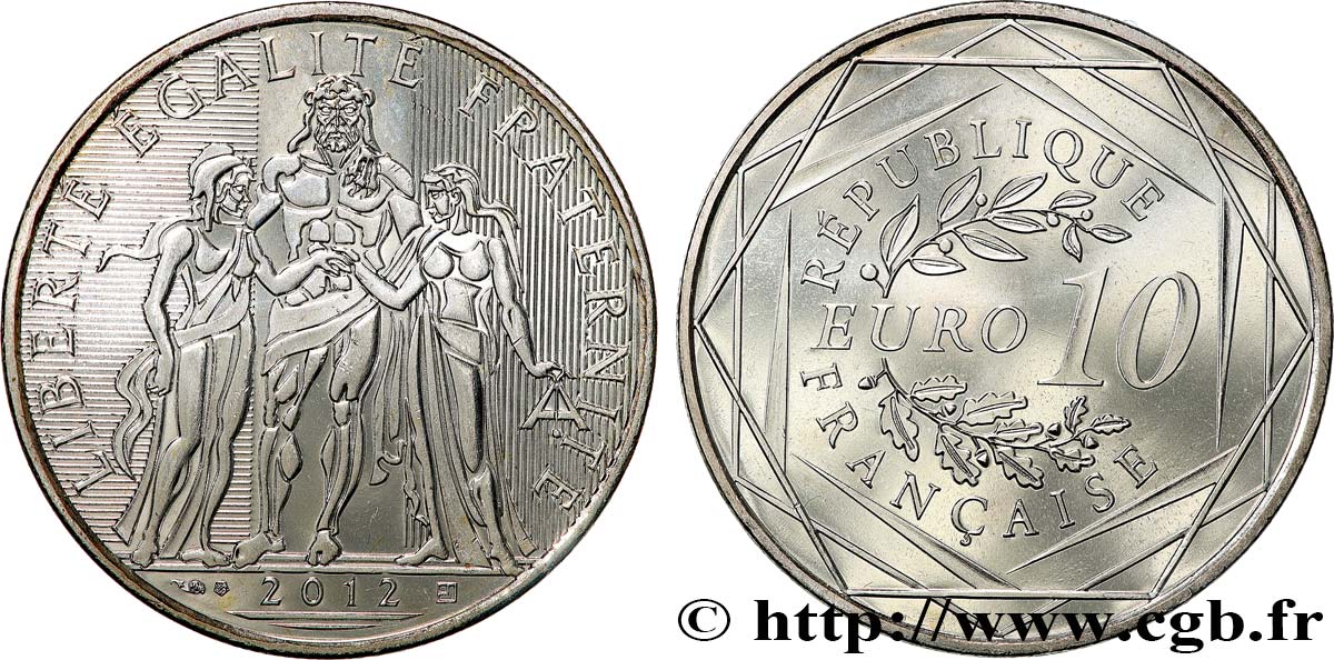 FRANCE 10 Euro HERCULE 2012 AU