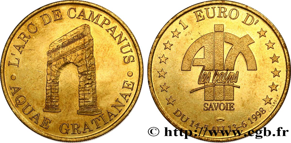 FRANCIA 1 Euro d’Aix-les-Bains (14 mai - 13 juin 1998) 1998 BB