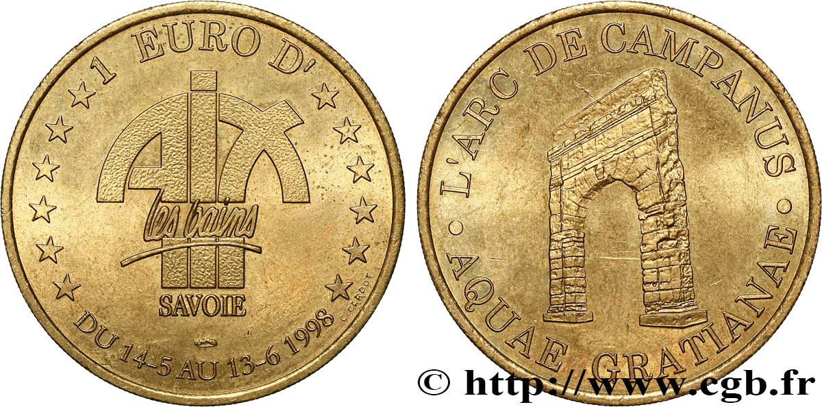 FRANCE 1 Euro d’Aix-les-Bains (14 mai - 13 juin 1998) 1998 TTB