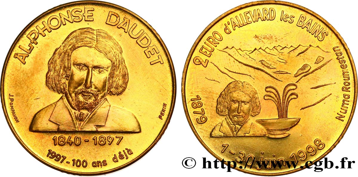 FRANCIA 2 Euro d’Allevard-les-Bains (1 - 30 juin 1998) 1998 BB