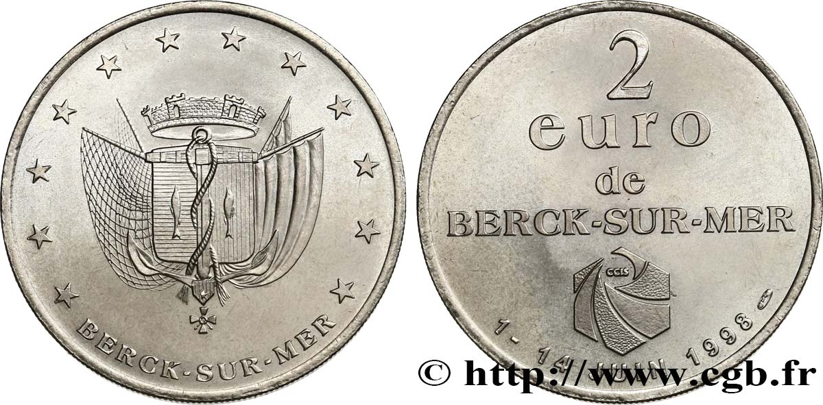 FRANCE 2 Euro de Berck-sur-Mer (1 - 14 juin 1998) 1998 MS