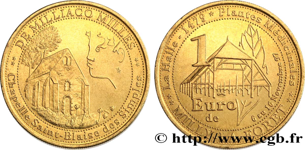 FRANCE 1 Euro de Milly-la-Forêt (6 - 16 novembre 1997) 1997 MS