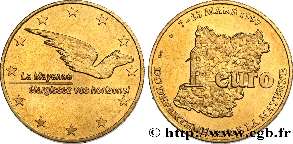 FRANCE 1 Euro du département de la Mayenne 1997 SPL