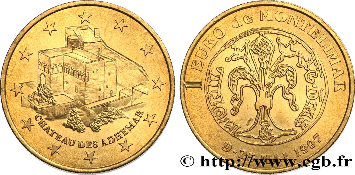 FRANCIA 1 Euro de Montélimar (9 - 25 mai 1997) 1997 MS