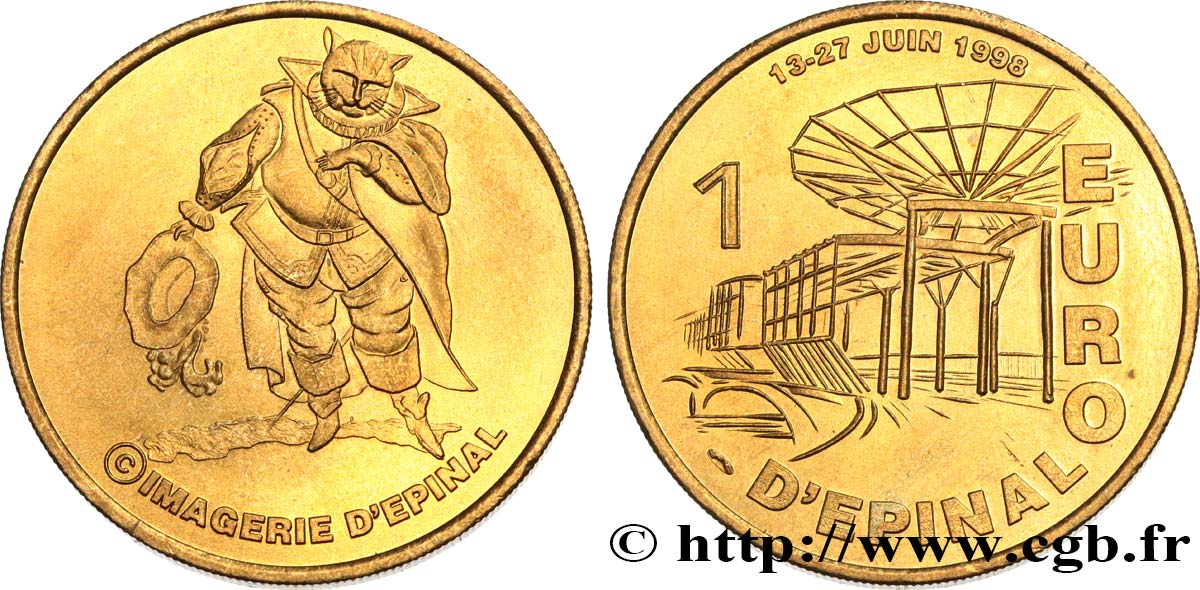 FRANKREICH 1 Euro d’Épinal (13 - 27 juin 1998) 1998