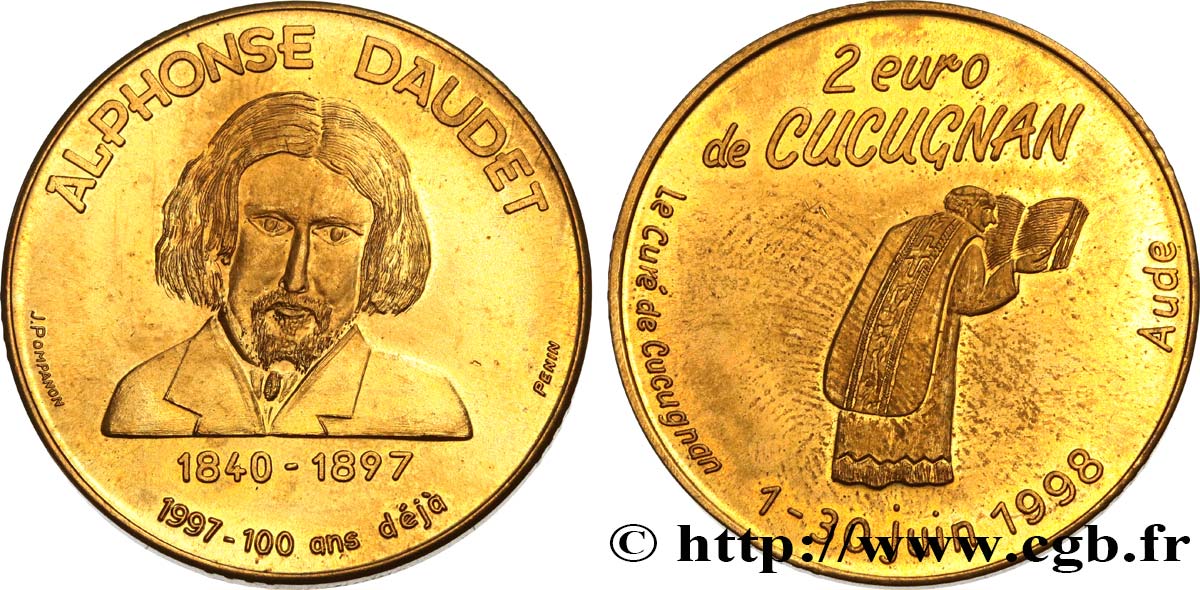 FRANKREICH 2 Euro de Cucugnan (1 - 30 juin 1998) 1998