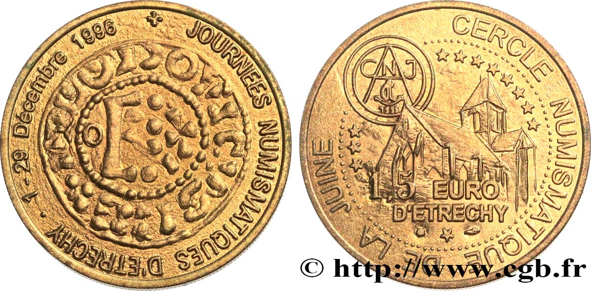 FRANCIA 1,5 Euro d’Etrechy (1 - 29 décembre 1996) 1996 SPL