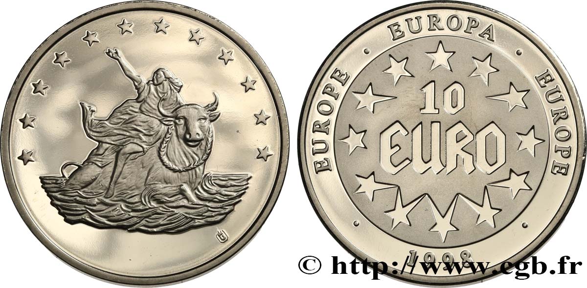 EUROPA 10 Euro EUROPA 1998 SC