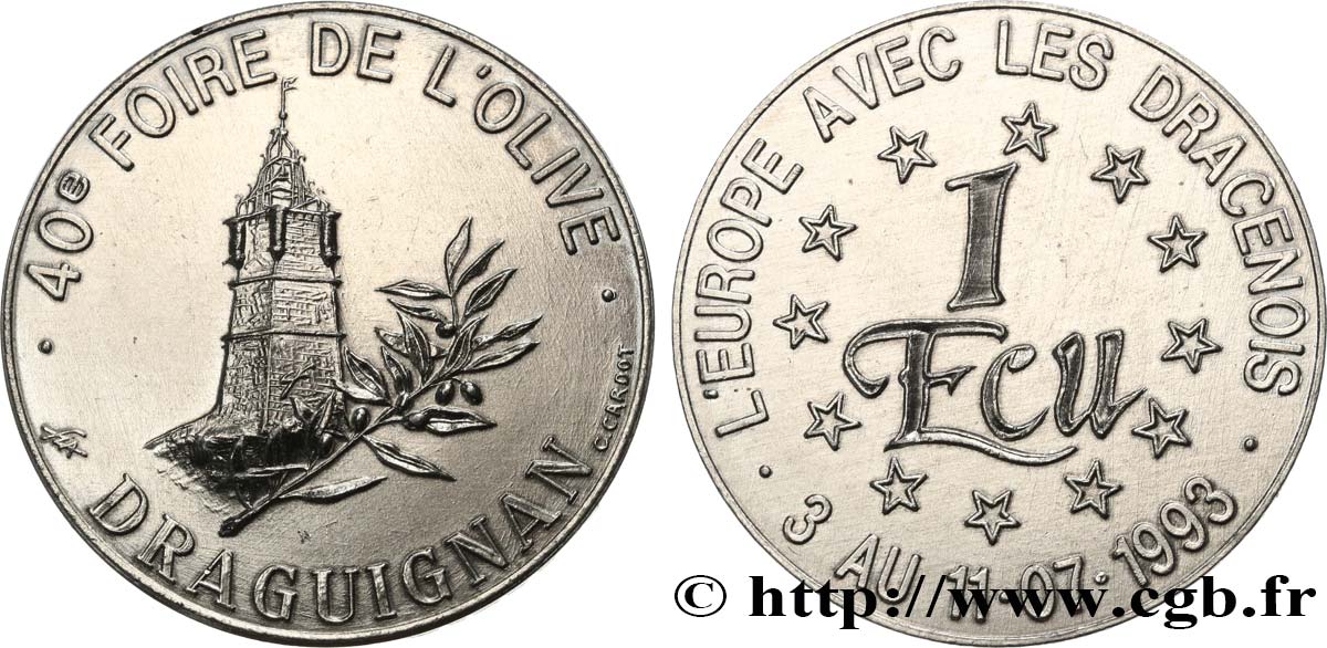 FRANCE 1 Écu de Draguignan (3 - 11 juillet 1993) 1993 SPL