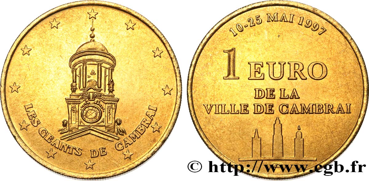 FRANKREICH 1 Euro de Cambrai (10 - 25 mai 1997) 1997