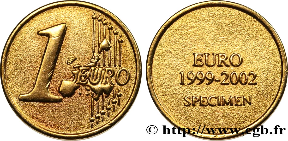FRANCE 1 Euro SPECIMEN 2002 SPL