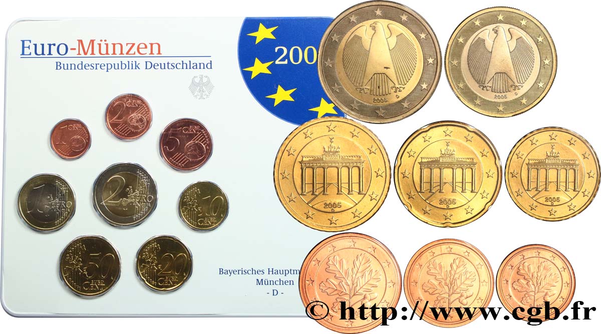 GERMANIA SÉRIE Euro BRILLANT UNIVERSEL   2005 BU