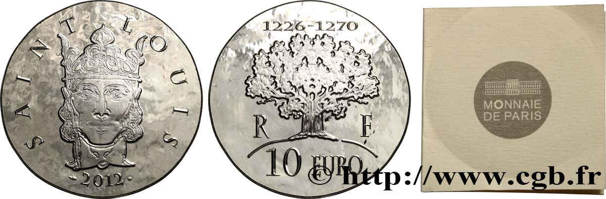 FRANCE 10 Euro SAINT LOUIS 2012 MS
